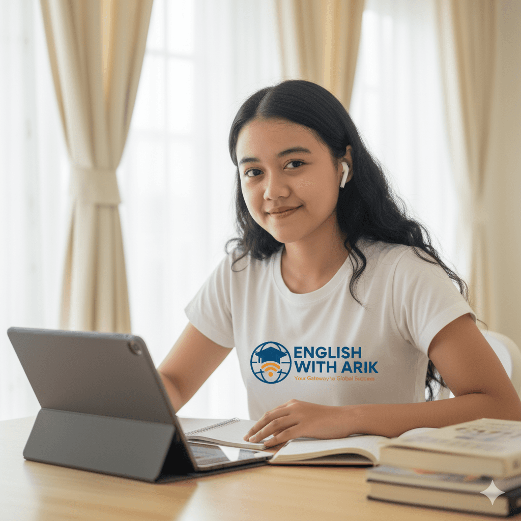 Students studying nicely